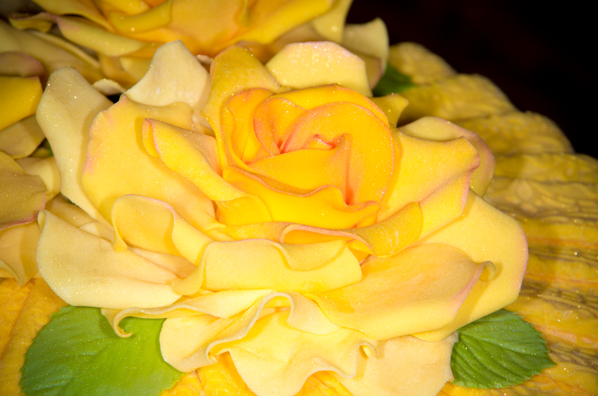 Gelber Vorhang – Kuchentraum