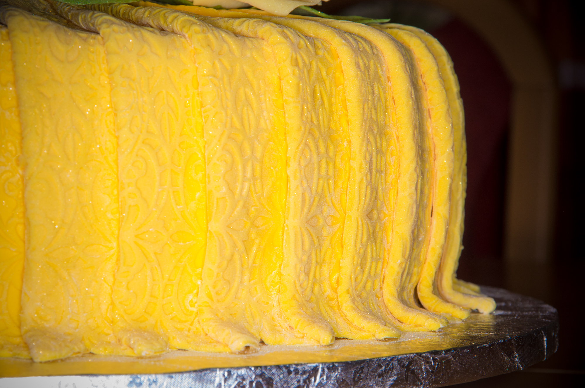 Gelber Vorhang – Kuchentraum