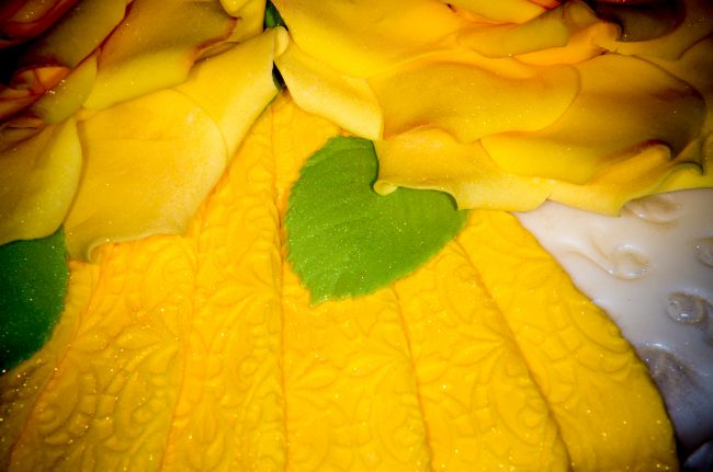 Gelber Vorhang – Kuchentraum